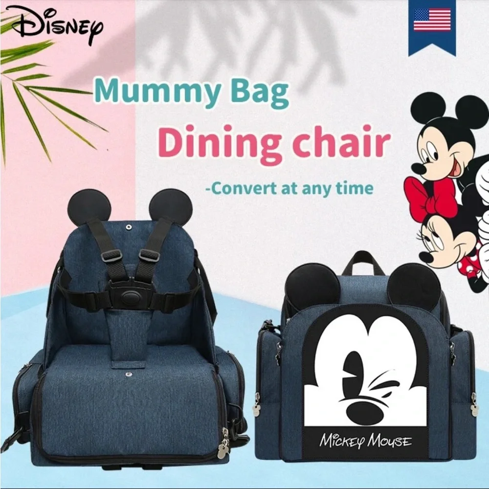 Disney Multifunctional Diaper Bag Mommy Backpack